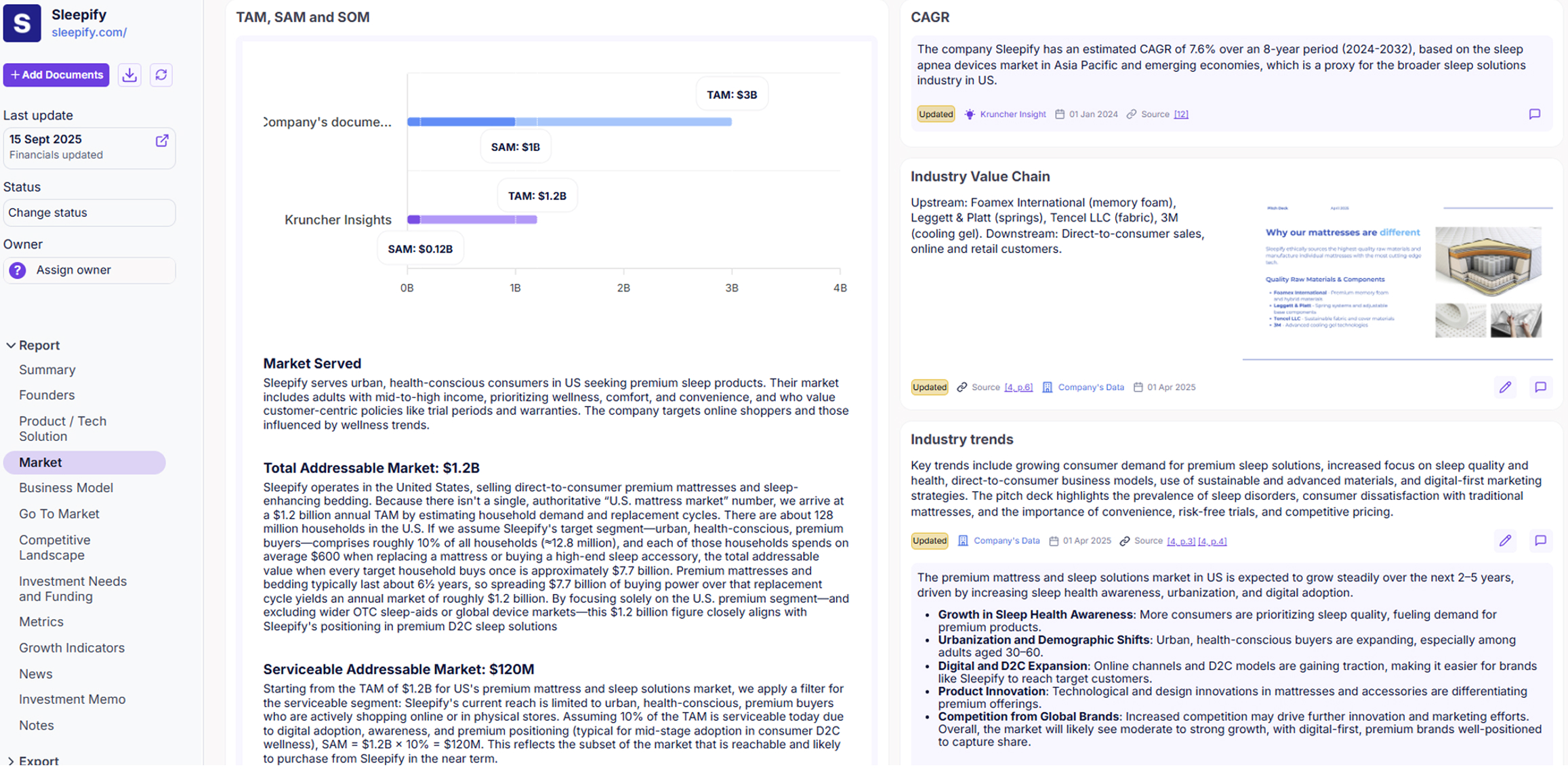 Report preview